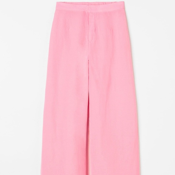 H&M Pants - Pink Wide-Leg Pants